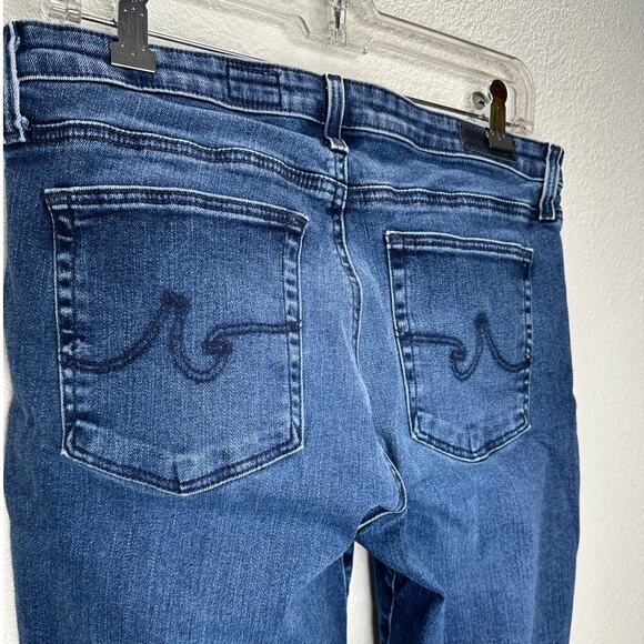 AG Adriano Medium Wash Whiskered Prima Cigarette Leg Jeans 30 - Picture 7 of 14